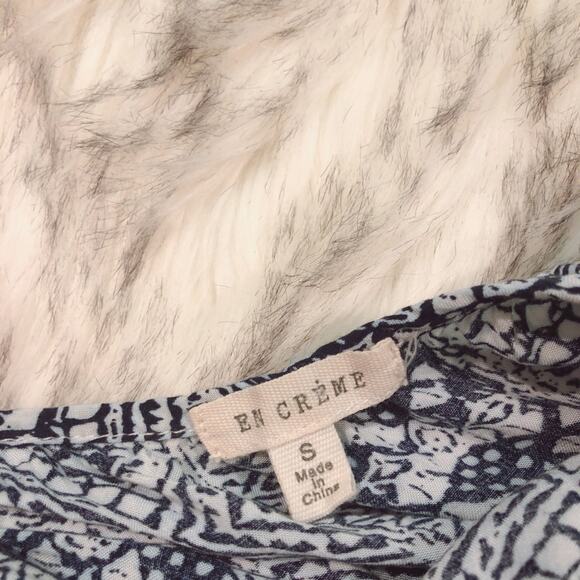 En Creme ASOS Small Black & White Boho Dress - Picture 8 of 14